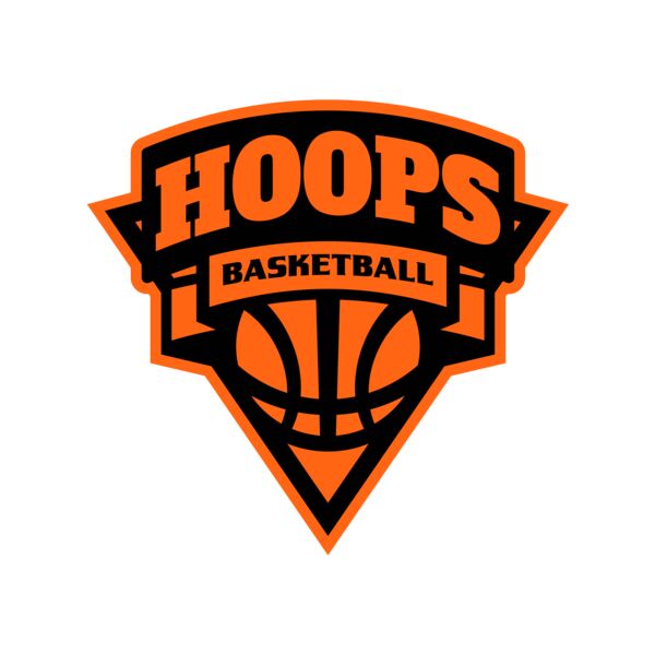 Hoops Basketball logo template 02 Miniatura