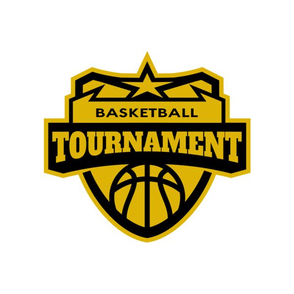 Tournament Basketball logo template 02 Miniatura