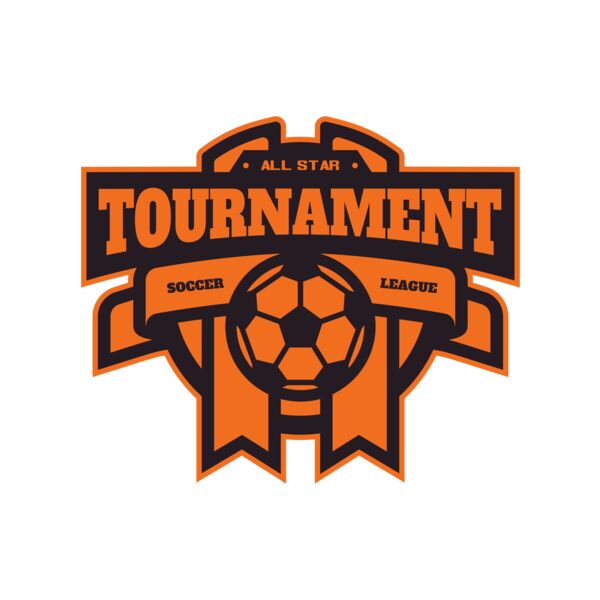 Tournament Soccer league logo template Miniatura