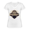 Playera Dama: Algodón Peinado Cuello V Miniatura