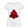 Playera Dama: Algodón Peinado Cuello V Miniatura