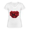 Playera Dama: Algodón Peinado Cuello V Miniatura