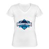 Playera Dama: Algodón Peinado Cuello V Miniatura