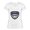 Playera Dama: Algodón Peinado Cuello V Miniatura