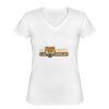 Playera Dama: Algodón Peinado Cuello V Miniatura