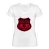 Playera Dama: Algodón Peinado Cuello V Miniatura