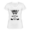 Playera Dama: Algodón Peinado Cuello V Miniatura