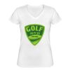 Playera Dama: Algodón Peinado Cuello V Miniatura
