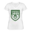 Playera Dama: Algodón Peinado Cuello V Miniatura