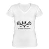 Playera Dama: Algodón Peinado Cuello V Miniatura