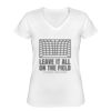 Playera Dama: Algodón Peinado Cuello V Miniatura