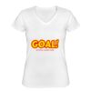 Playera Dama: Algodón Peinado Cuello V Miniatura