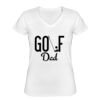 Playera Dama: Algodón Peinado Cuello V Miniatura