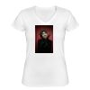 Playera Dama: Algodón Peinado Cuello V Miniatura