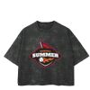 Playera Boxy Fit Mineral Wash 265 grs 🔥 NEW PRODUCT 🔥 Miniatura