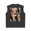 Playera Oversize Square Fit SIN MANGAS 250 gr.  😎 NEW PRODUCT ☀️ Miniatura